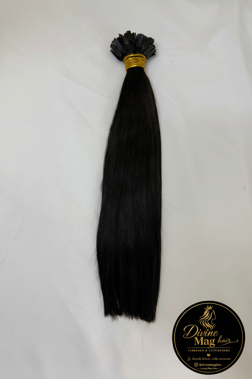 Extensions Kératine + Logo Divine Mag Hair